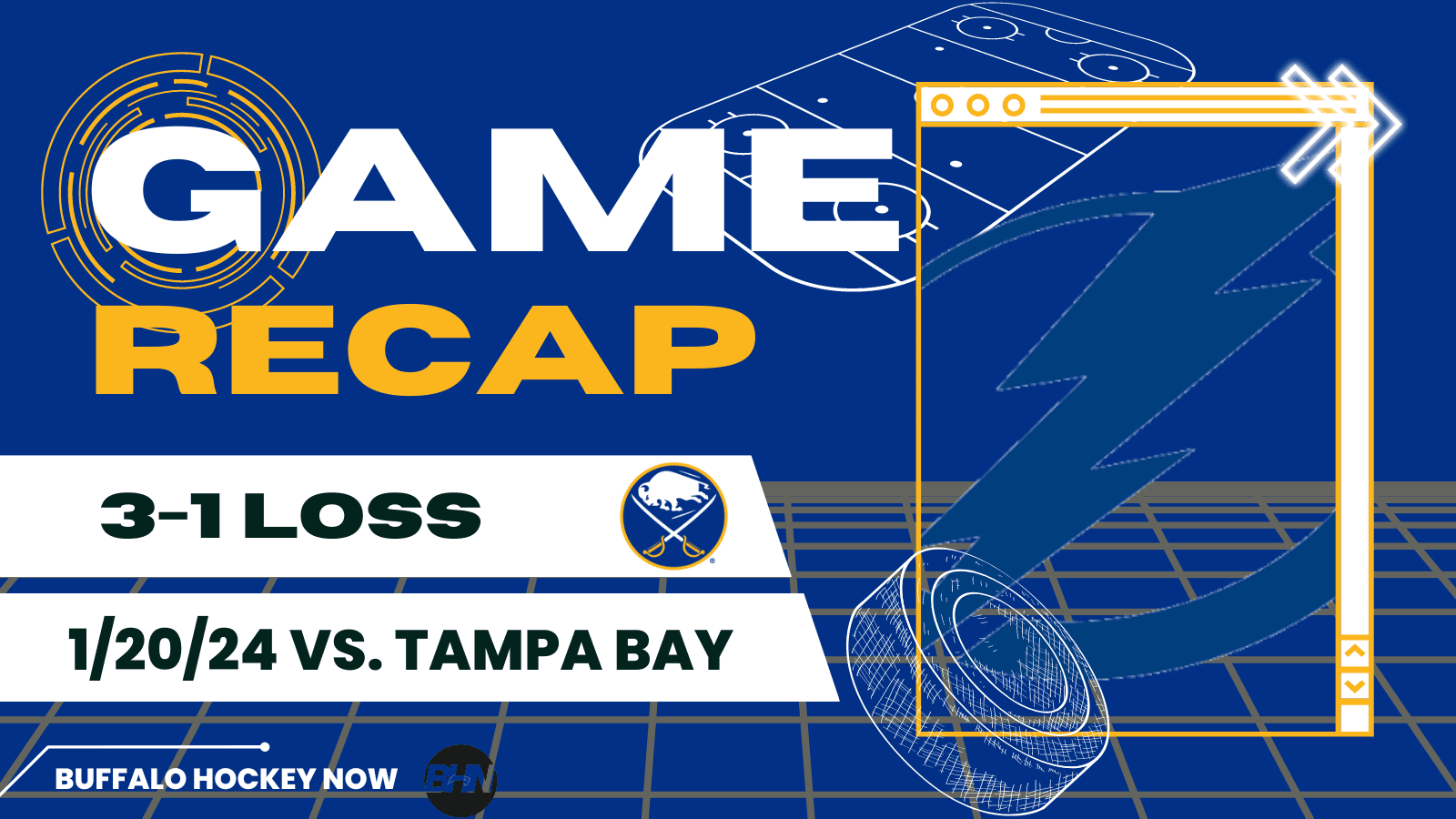 Tampa Bay Lightning Buffalo Sabres game recap
