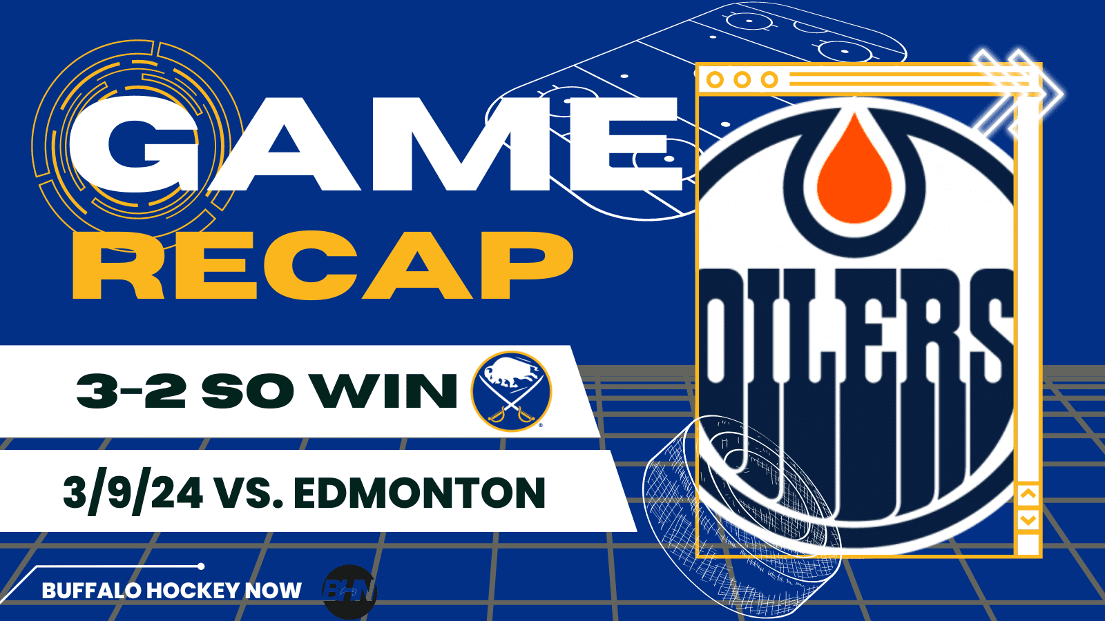 Edmonton Oilers Buffalo Sabres game recap